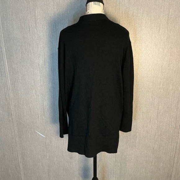 Ann Taylor Factory Black Floral Embroidered Women's Sweater Size Small - Picture 5 of 9